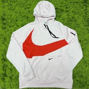 Pink Nike Therma-Fit Big Swoosh Hoodie